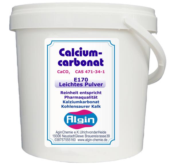 Calciumcarbonat 2,5 kg Deckeleimer E170 Pharmaqualität